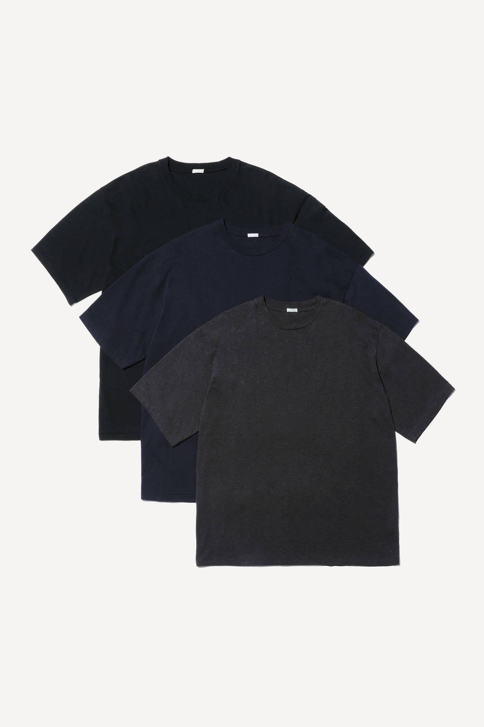アプレッセ 2025 STYLE2 Cachmere Blend S/S T-Shirt(25AAP-05-01)CHACOAL