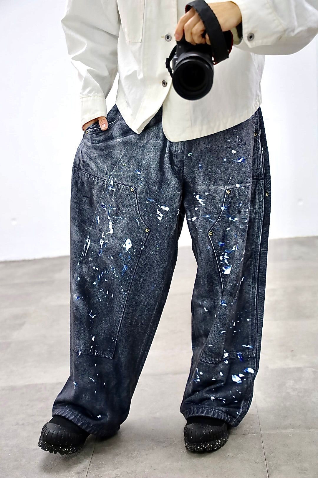 トーキングアバウト ジ アブストラクション 26SS ワイドパンツ PRINT DUCK WIDE PT(26SS-PT-002CH)BLACK新作発売！