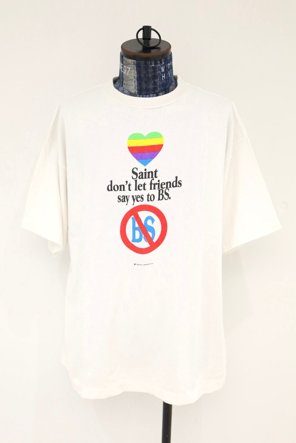 セントマイケル don't_SS T-SHIRT(SM-MK1-0000-014)WHITE