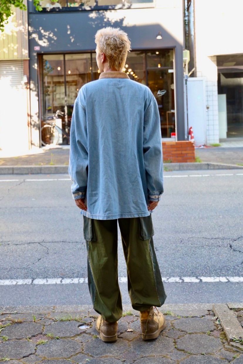 ヨーク 25FW VINTAGED DENIM COVERALL HALF COAT(YK25FW01067C)INDIGO☆9月6日(土)発売！