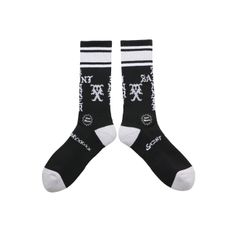 セントマイケル SINNER SOCKS (SM-HR1-0000-113)BLACK/GRAY★10月11日(土)発売！
