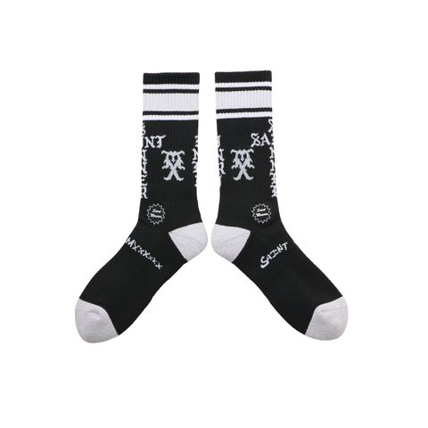 セントマイケル SINNER SOCKS (SM-HR1-0000-113)BLACK/GRAY★10月11日(土)発売！