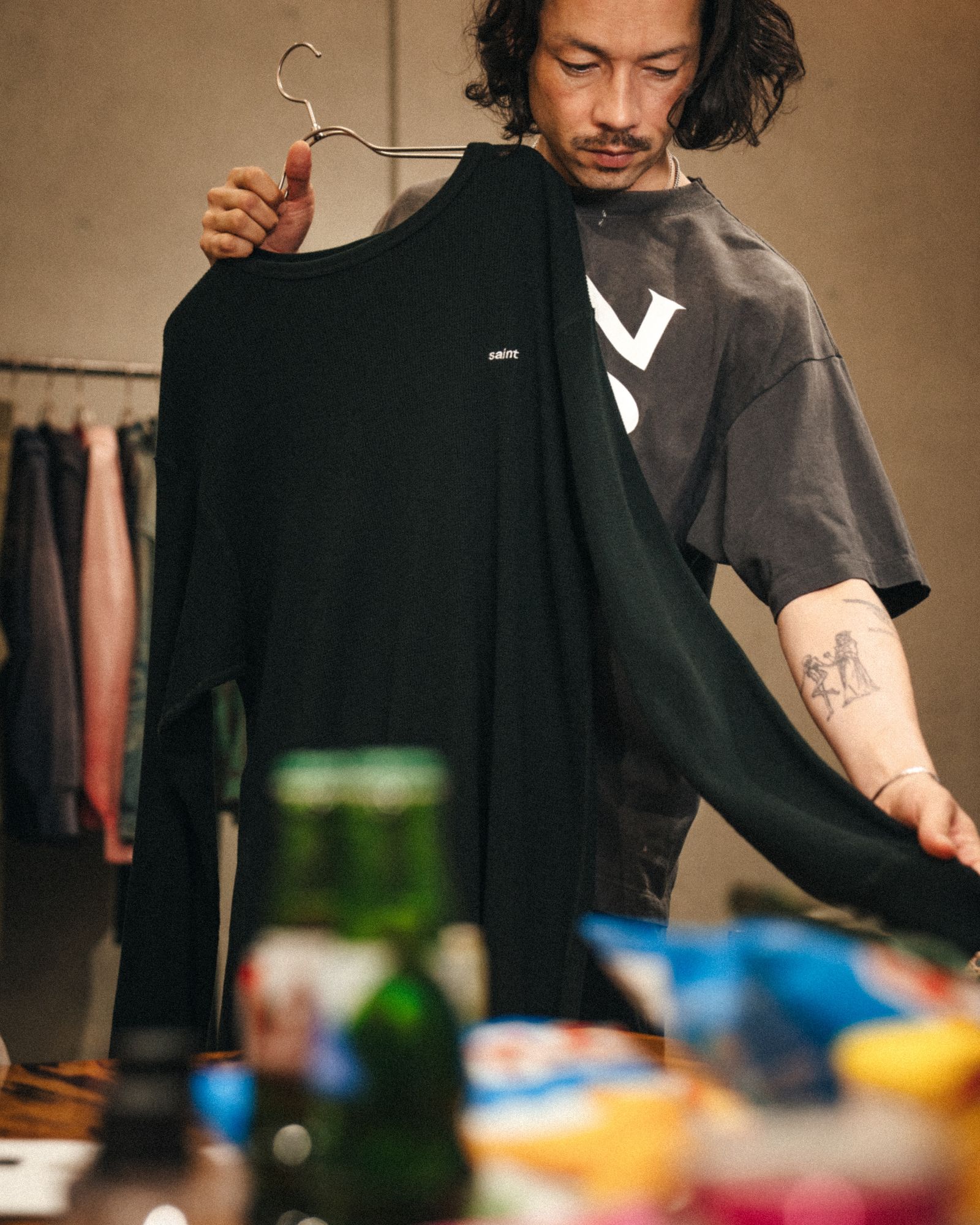 セントマイケル 26AW THARMAL SHIRT(SM-MK1-0000-021)BLACK☆9月5日(土)発売！