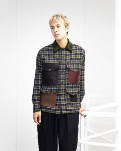 JUNYA WATANABE MAN FILSON Wネーム ウールナイロンチェックレザージャケット 11月1日(土)新作発売！