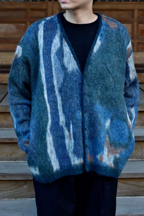 YOKE ROTHKO JACQUARD CARDIGAN(YK21AW0284S)GREEN style