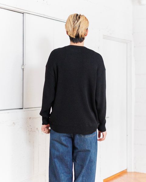 グラフペーパー  Linen Solotex Loose Rib Crew Neck 3月1日(土)発売！