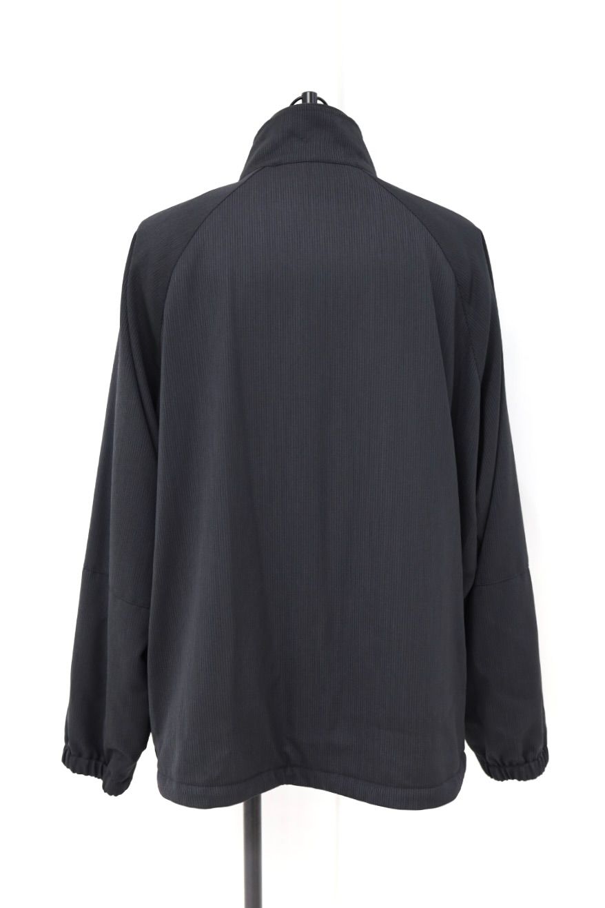 グラフペーパー Melange Pique Zip-up Stand Collar Jacket(GM263-30441)BLACK☆9月26日(土)発売！