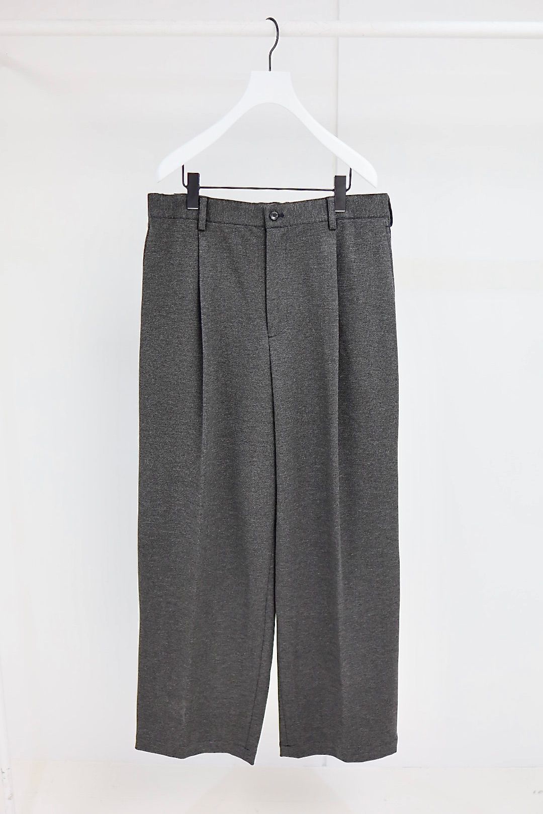 グラフペーパー 25AW SIDOGRAS Melange Ponte Wide Slacks(GM254-40052) GRAY☆11月29日(土)発売！