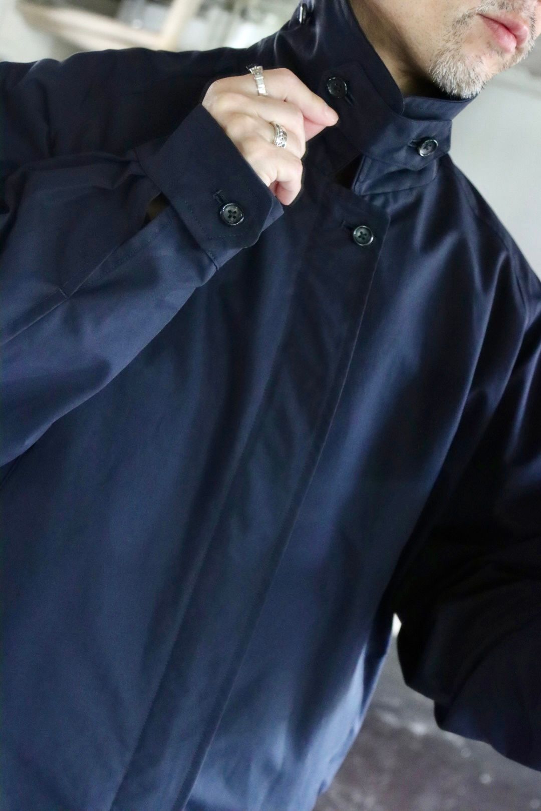 アプレッセ22FW Harrington Jacket(22AAP-01-08H)NAVY