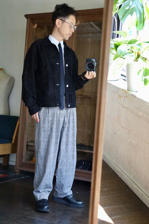 A.PRESSE 2025 STYLE2 Suede Leather 1st Type Jacketスタイル2025.6..28.