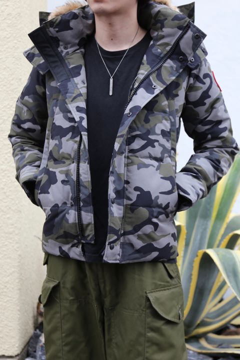 CANADA GOOSE WYNDHAM PARKA FF PRINT"CLASSIC CAMO COASTAL GREY" style.2020.10.10.