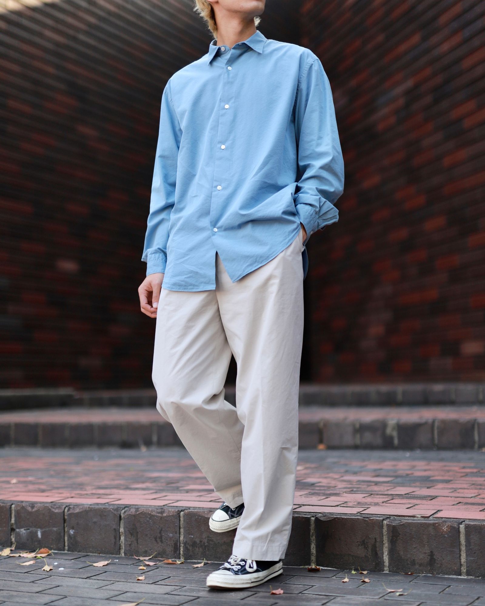 A.PRESSE - アプレッセ23SSシャツ Regular Collar Shirt(23SAP-02