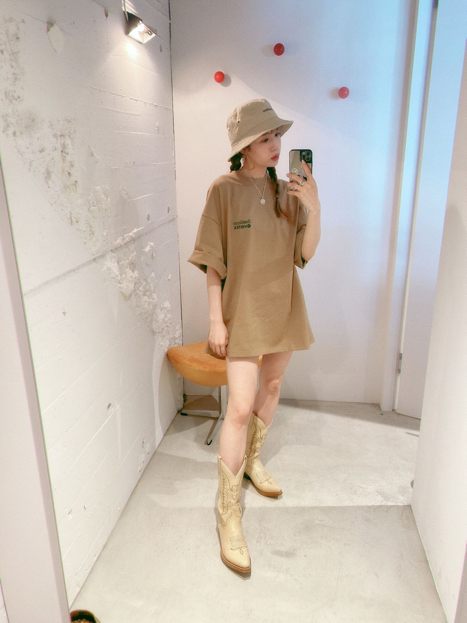 VIBTEX for FreshService S/S CREW NECK TEE(FSC252-70003)BEIGE☆再入荷しました！