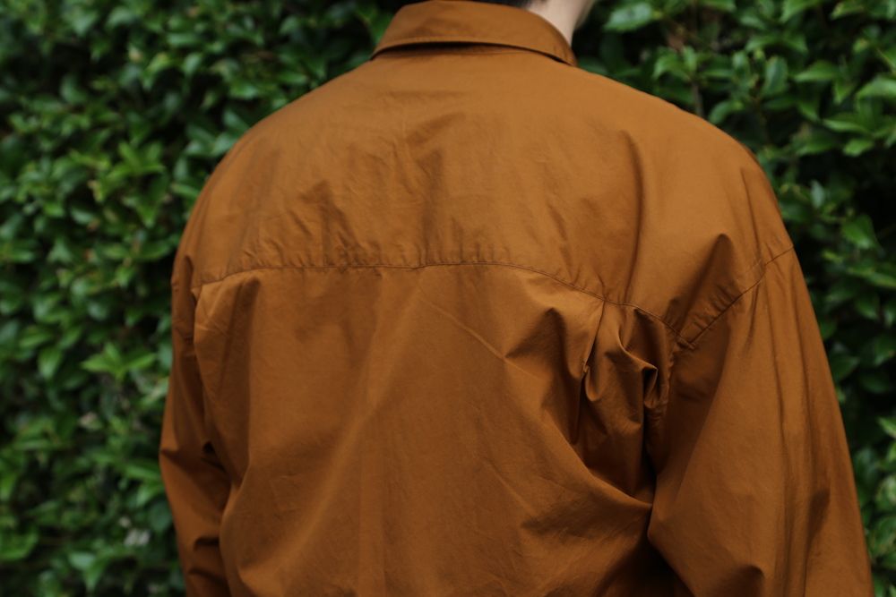 Graphpaper Broad L/S Oversized Regular Collar Shirt style.2021.6.20.