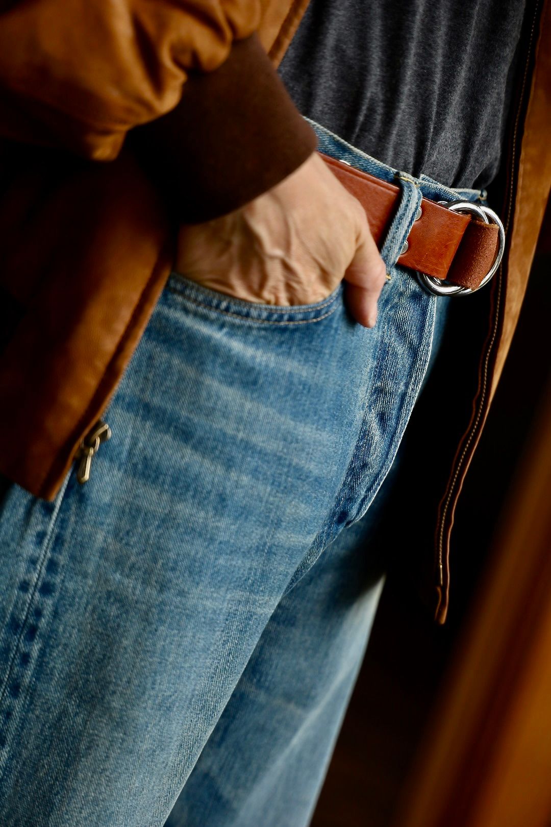アプレッセ 25SS No.2 Washed Denim Pants(AP-4008)INDIGO