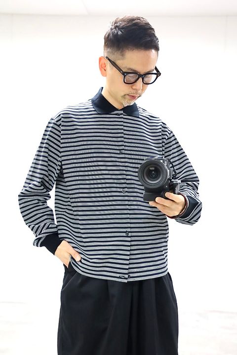 MARKAWARE 26SS SHIRT CARDIGANスタイル