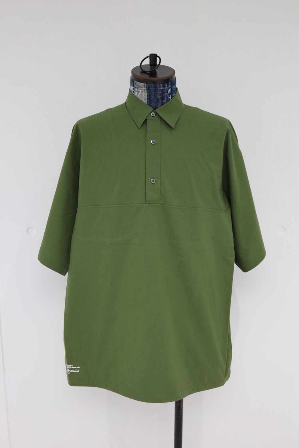 フレッシュサービス CRISP COTTON ANORAK S/S SHIRT(FSC261-50248)KHAKI☆3月14日(土)発売！