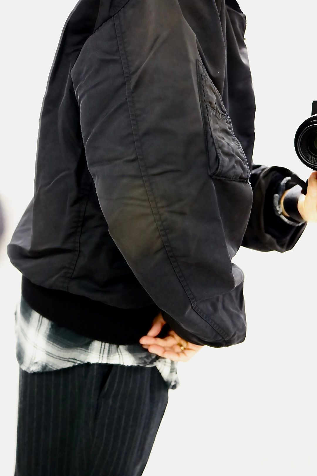 BOW WOW 25FWバウワウ ジャケットL-2B FLIGHT JACKET AGED(BW252-L2FJ) AGED BLACK