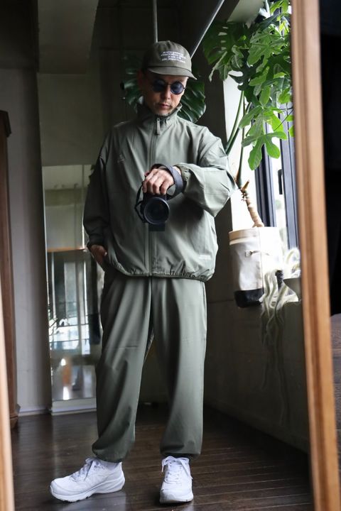 ReFresh!Service. “UTILITY PACKABLE SUIT”(KHAKI)スタイル