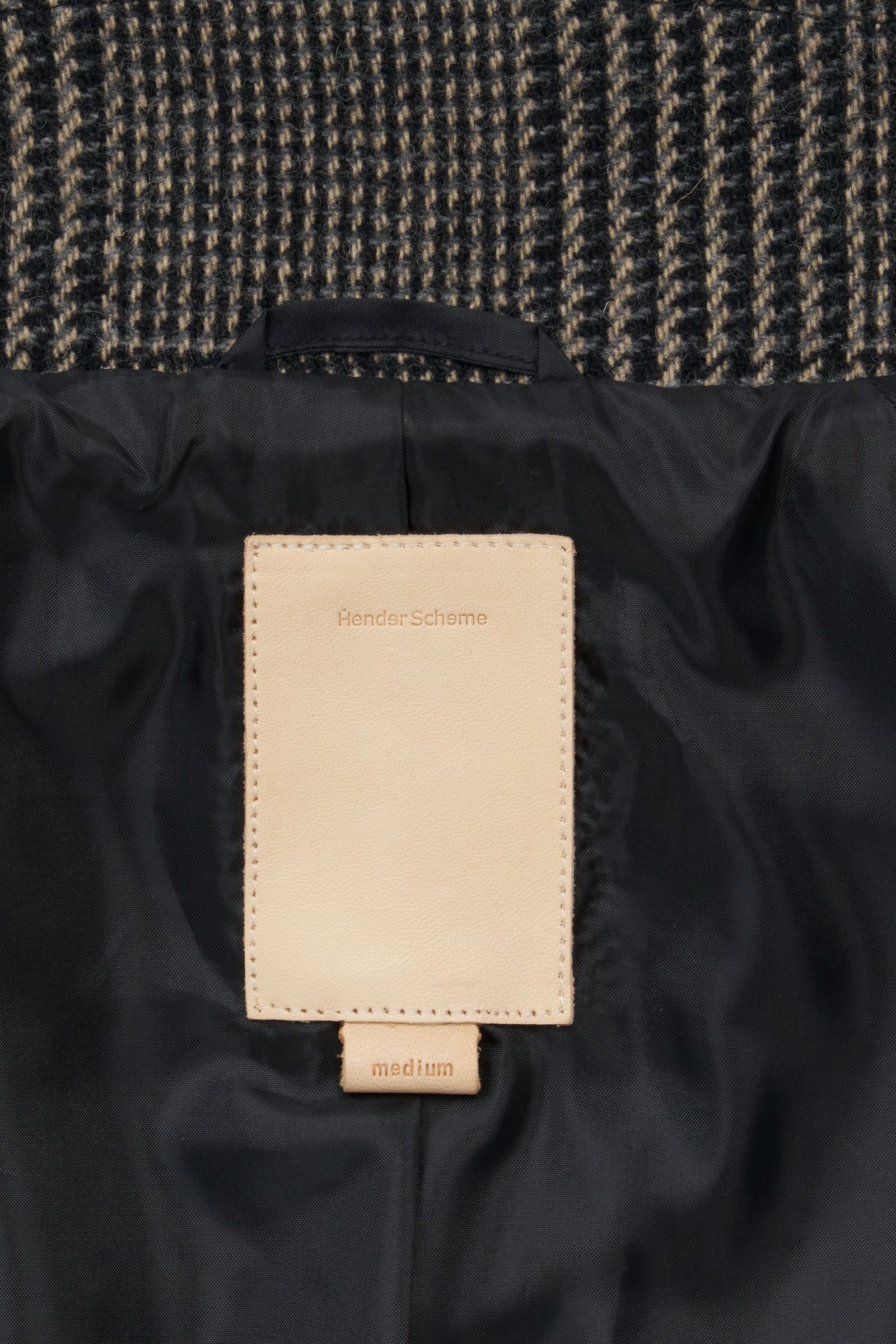 エンダースキーマ 25SA tweed jacket(xu-c-twj)black