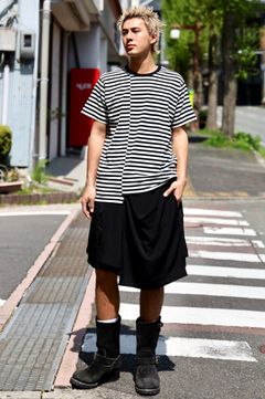 Yohji Yamamoto 新作天竺ボーダー Tシャツ 新作発売！