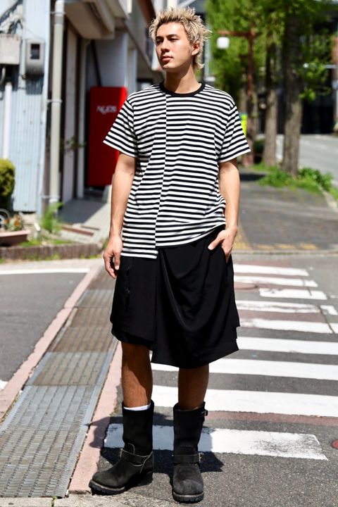 Yohji Yamamoto 新作天竺ボーダー Tシャツ 新作発売！