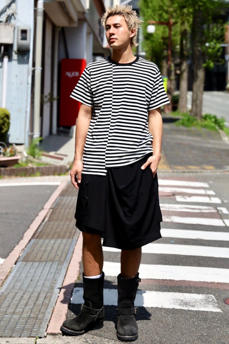 Yohji Yamamoto 新作天竺ボーダー Tシャツ 新作発売！