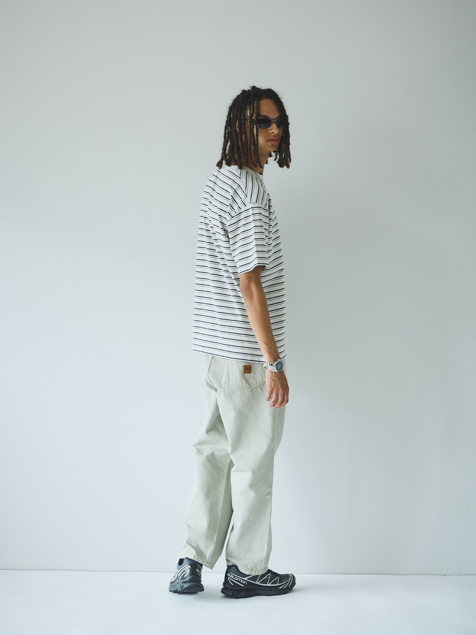 セダンオールパーパス SS24 Overdyed Work Jeans (SD24S-PT04)Pale Stone