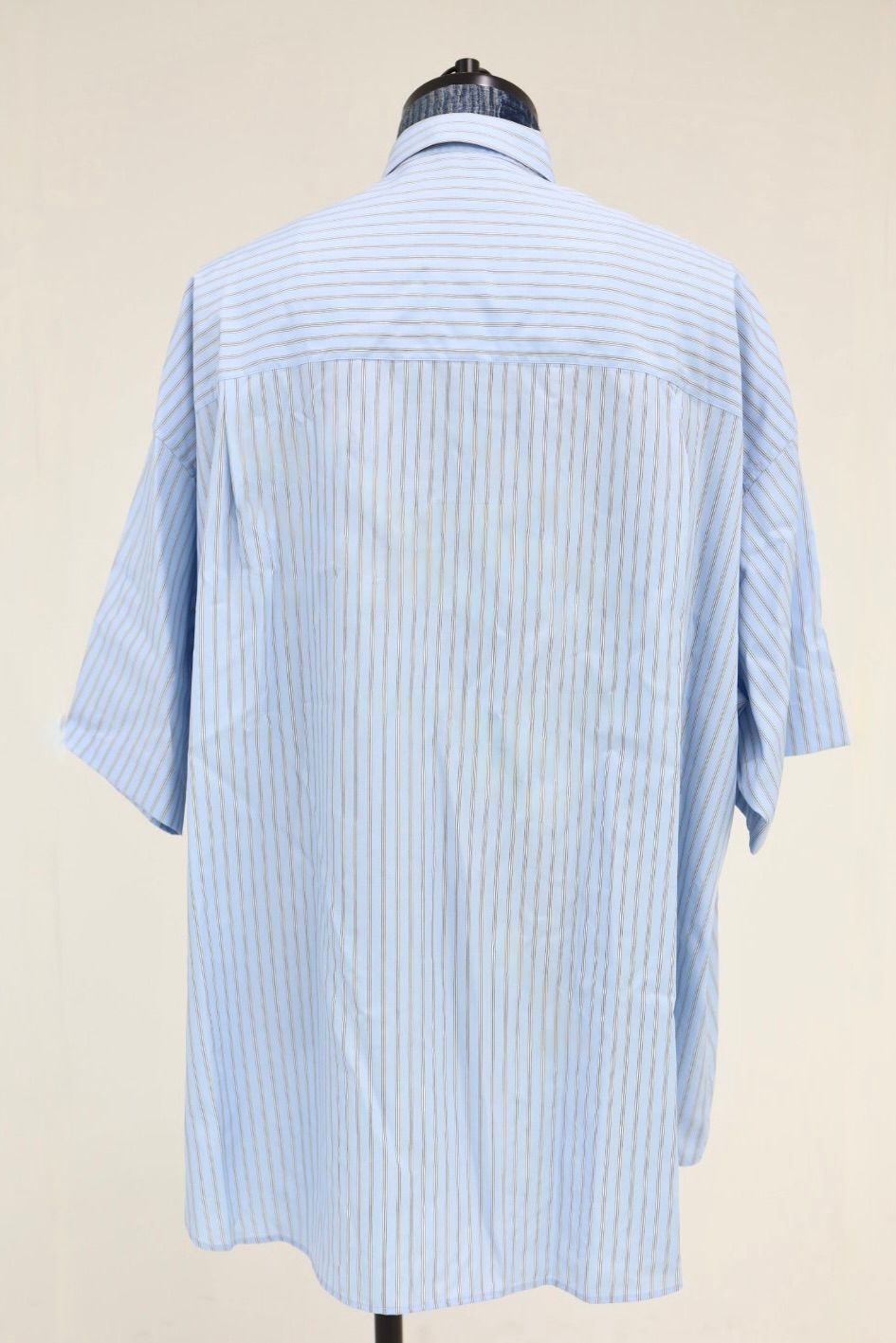 グラフペーパー SIDOGRAS S/S Oversized Regular Collar ShirtGM262-50029)SAX STRIPE☆6月6日(土)発売！