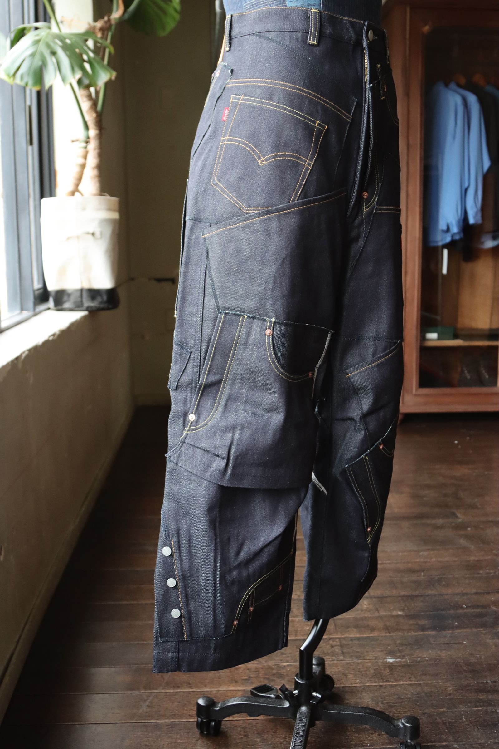 ジュンヤワタナベマン24SS Levi'sダブルネームカスタムデニムパンツ(WM-P201-051) ☆4月5日(金)発売！