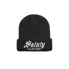 セントマイケル 26SS BH_KNIT CAP/SAINTY HUNTER(SM-MK8-0000-C38)BLACK☆2月21日(土)10:00発売！