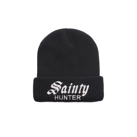 セントマイケル 26SS BH_KNIT CAP/SAINTY HUNTER(SM-MK8-0000-C38)BLACK☆2月21日(土)10:00発売！