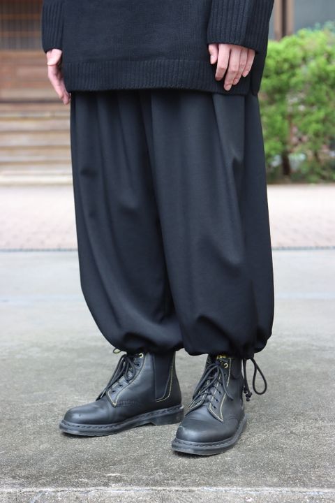 yohji yamamoto 花柄タートルボタンニット(HX-K16-181) style.2021.8.29.