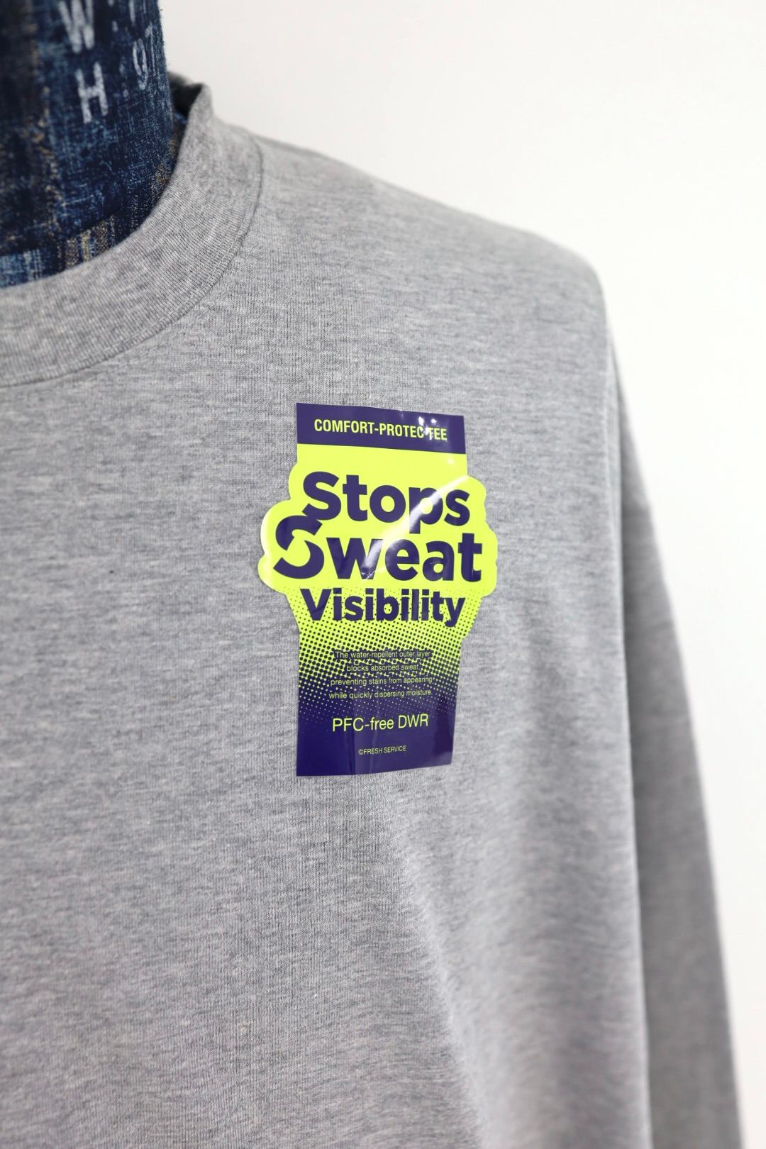 フレッシュサービス COMFORT-PROTEC L/S TEE(FSC262-70090)H.GRAY