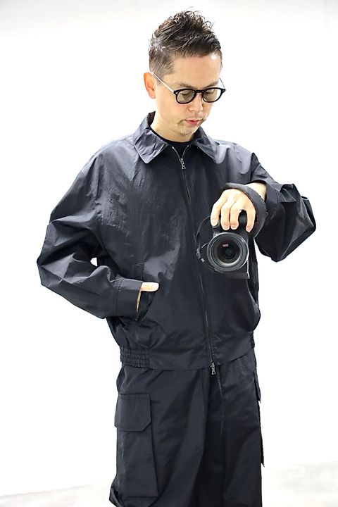 blurhms 26SS Poly-Silk Zip Jacketスタイル.2026.3.14.