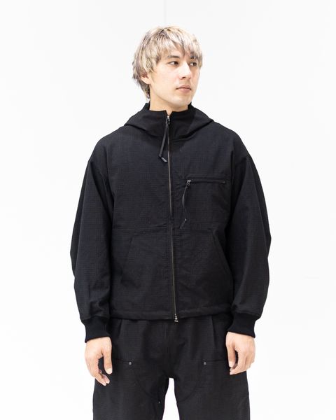 プロダクトトゥエルブ SS26 High Count Wool Ripstop Jacket (26SS-PBL03)BLACK