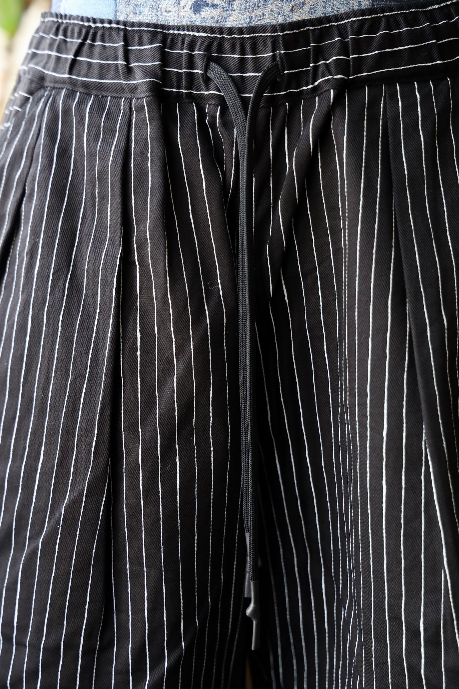 S.F.C 25SS エスエフシー STRIPE PAINTER SHORTS(SFCSS25P07)Black-White