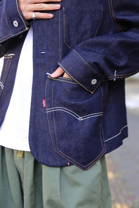 eYe JUNYA WATANABE COMME des GARCONS MAN 綿デニム Levi′s WネームジャケットStyle.2020.9.4.
