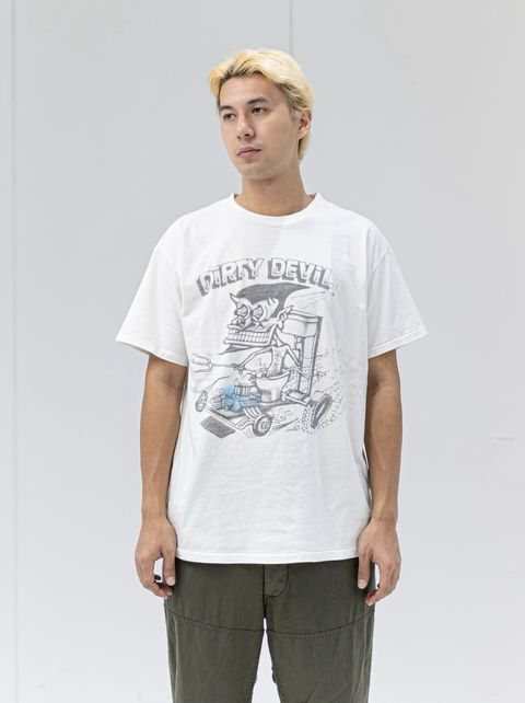 BOW WOW SKETCH DEVIL OVER MOON TEE(BW26U-SDOMT)WHITE☆9月5日(土)11:00発売！