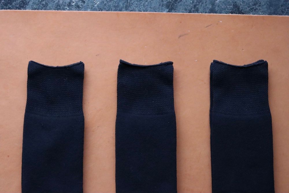 グラフペーパー ソックス 3-Pack Socks(BLACK)