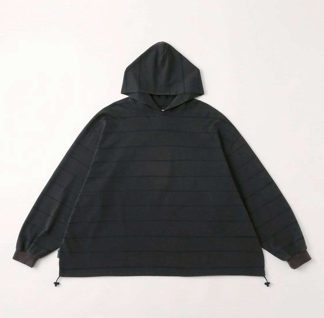 S.F.C 25FW エスエフシー SIDE STRIPE HOODY LS TEE (DISCHARGED) (SFCFW25CS07)Navy☆10月25日(土)発売！