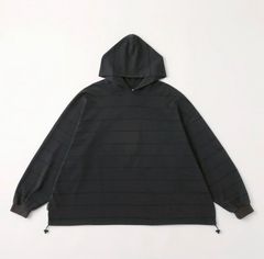 S.F.C 25FW エスエフシー SIDE STRIPE HOODY LS TEE (DISCHARGED) (SFCFW25CS07)Navy☆10月25日(土)発売！