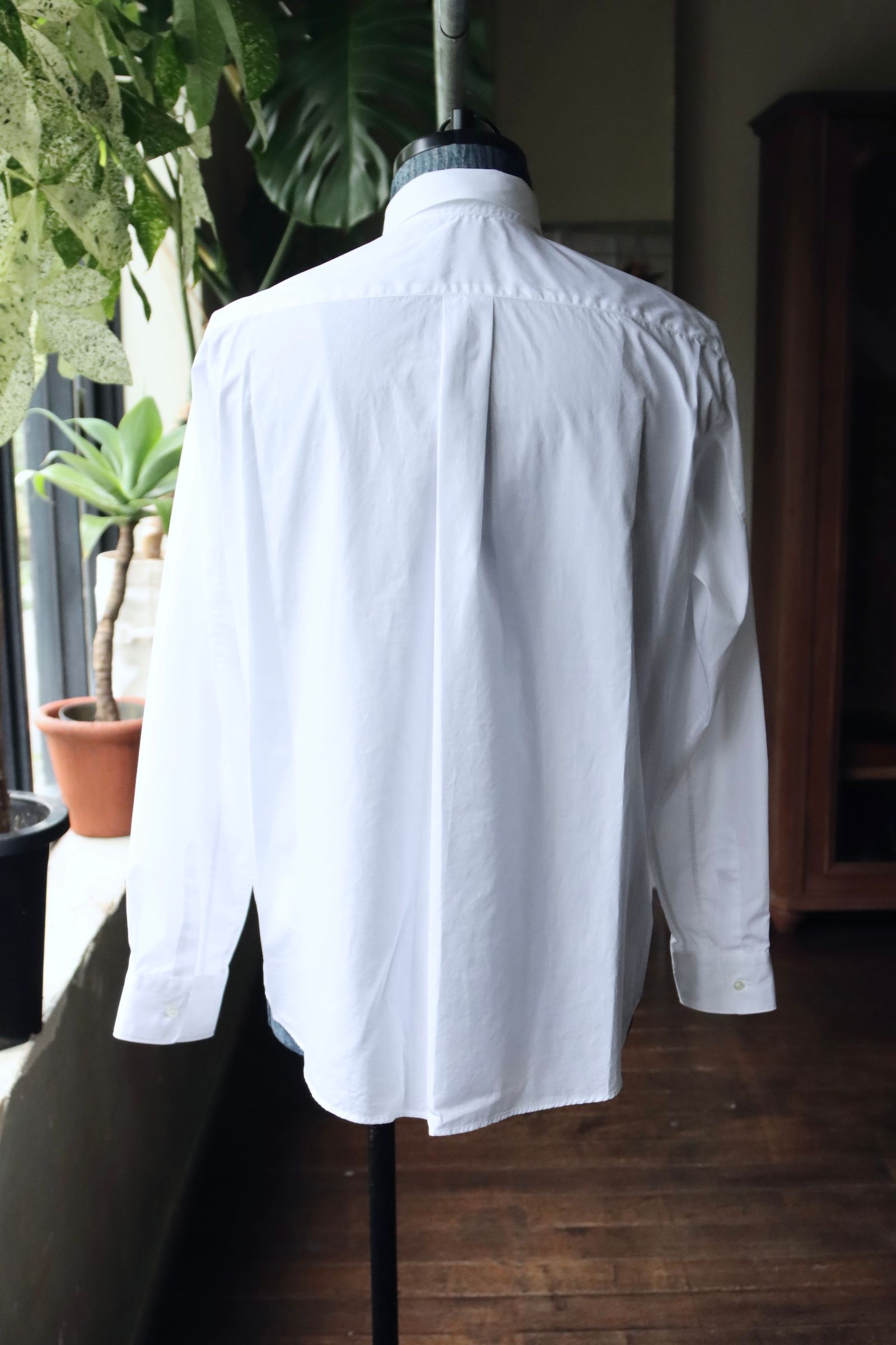 グラフペーパーシャツ Broad Regular Collar Shirt (GM253-50005B)WHITE☆7月19日(土)発売！