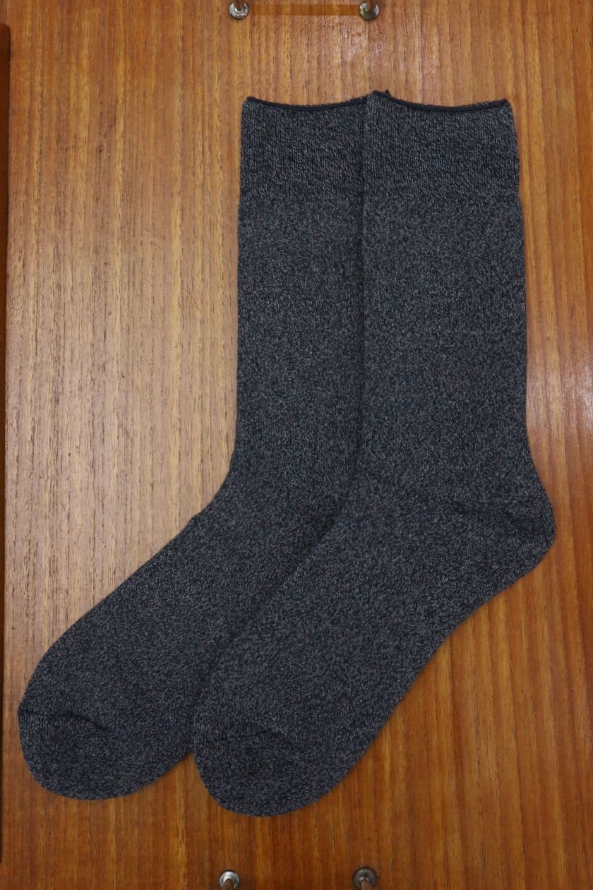 グラフペーパー 26SS 3-Pack Melange Socks(GU261-90289) CHARCOAL ☆1月31日(土)発売！
