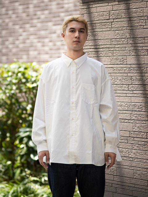 フレッシュサービス DRY OXFORD CORPORATE L/S B.D.SHIRT(FSC262-50103B)WHITE☆8月22日(土)新作発売！