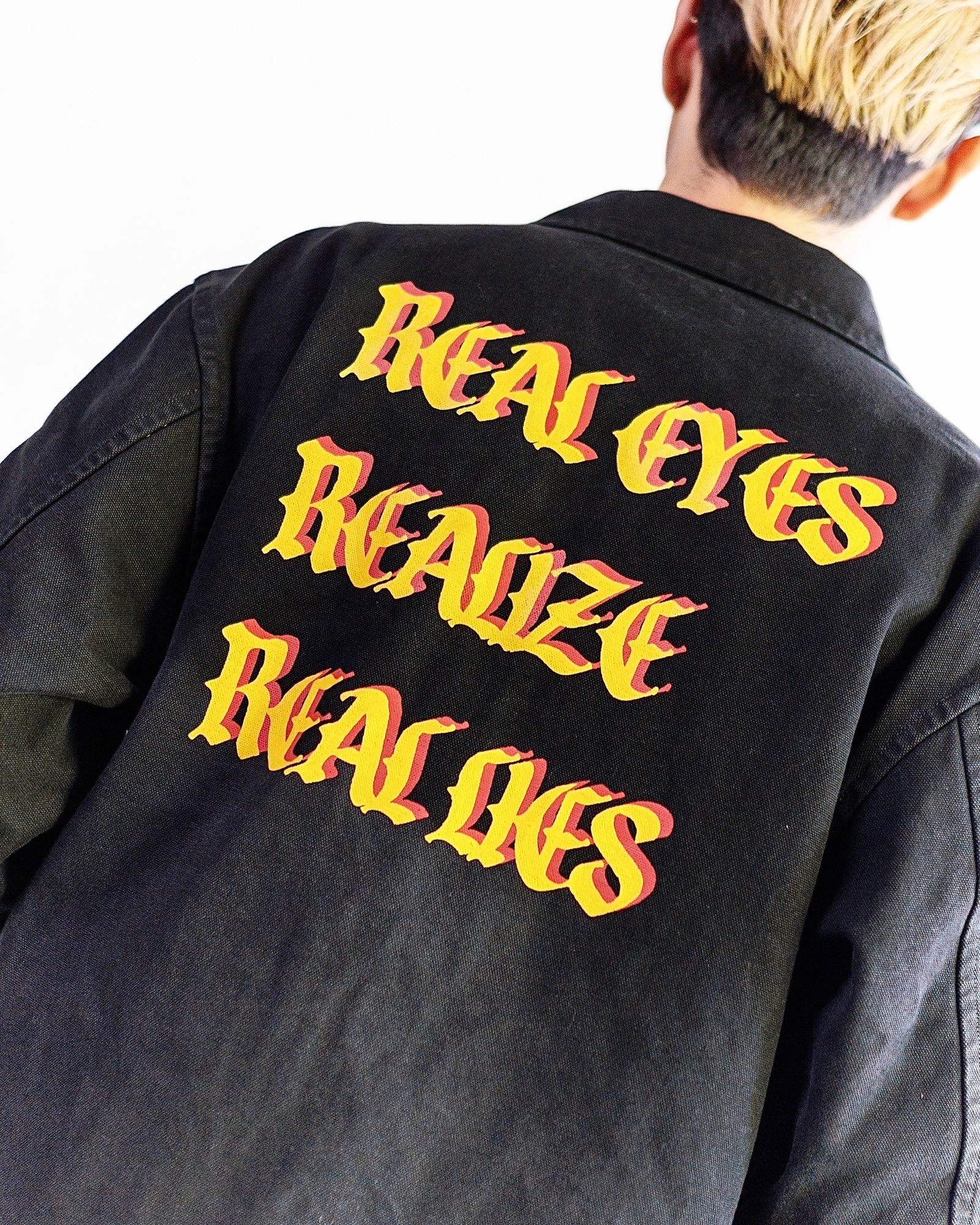 LASTMAN DUCK DRIZZLER JACKET W/ BACK PRINT" スタイル
