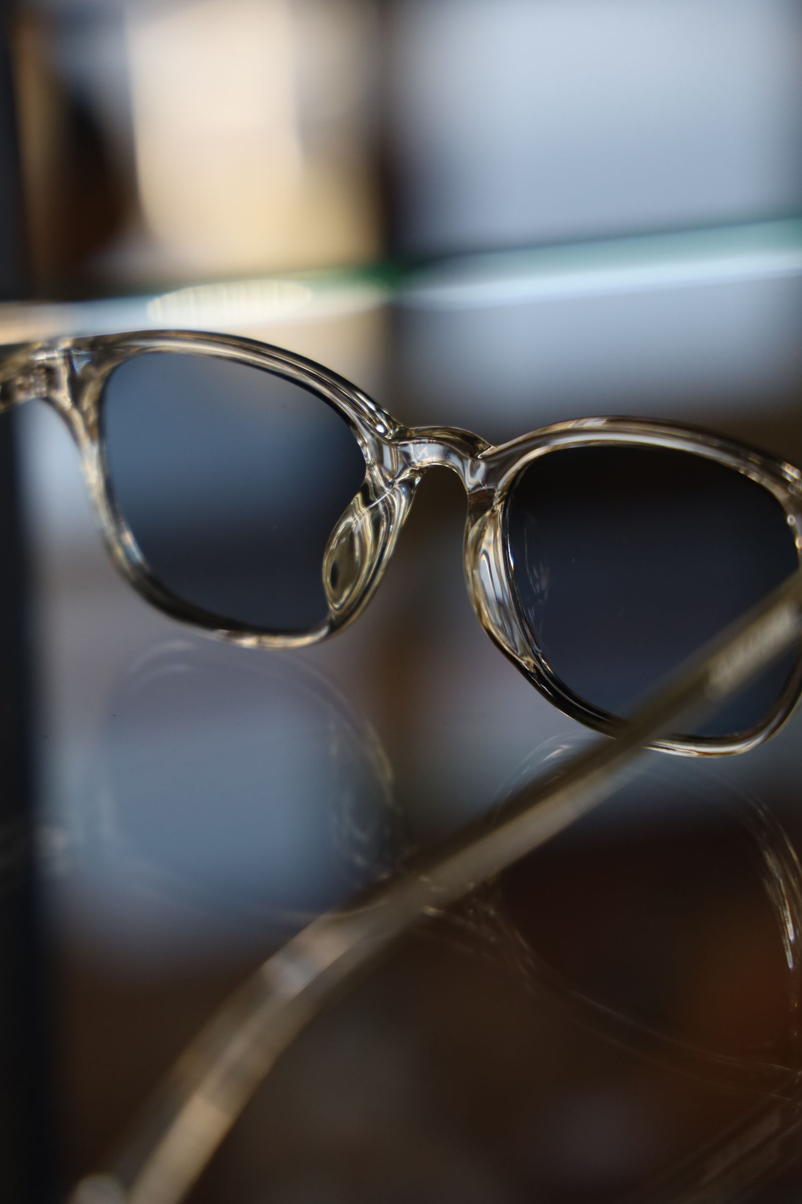 イズネスミュージックサングラス is-ness DAVID SUNGLASSES(BOSLINTON TYPE)CLEAR-CLEAR