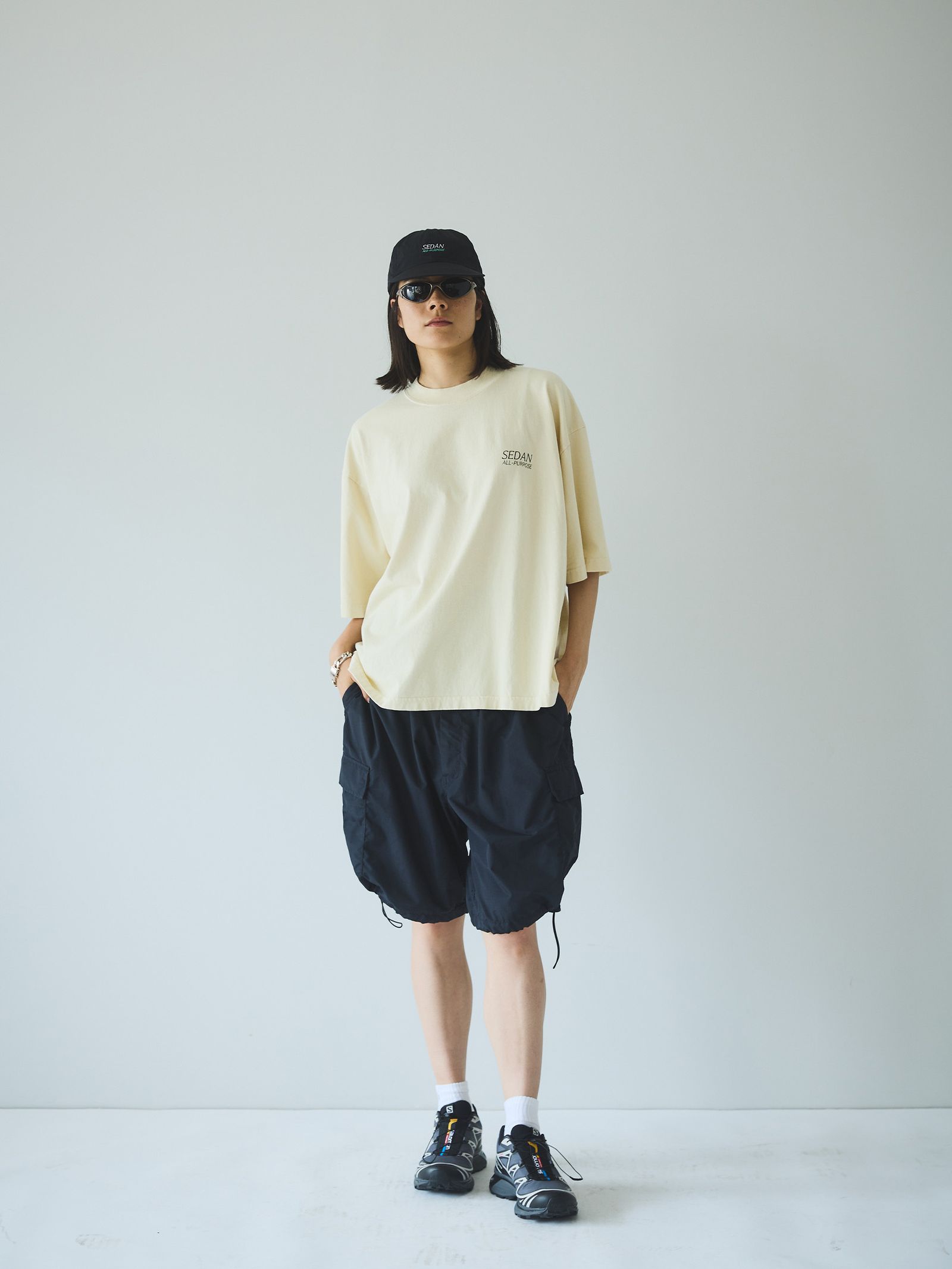 セダンオールパーパス SS24 Garment Dyed S/S Tee(SD24S-CT06)Cream