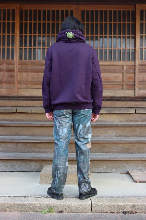 doublet VEGETABLE STEM EMBROIDERY HOODIE(22SS30CS211) style.2022.1.15.