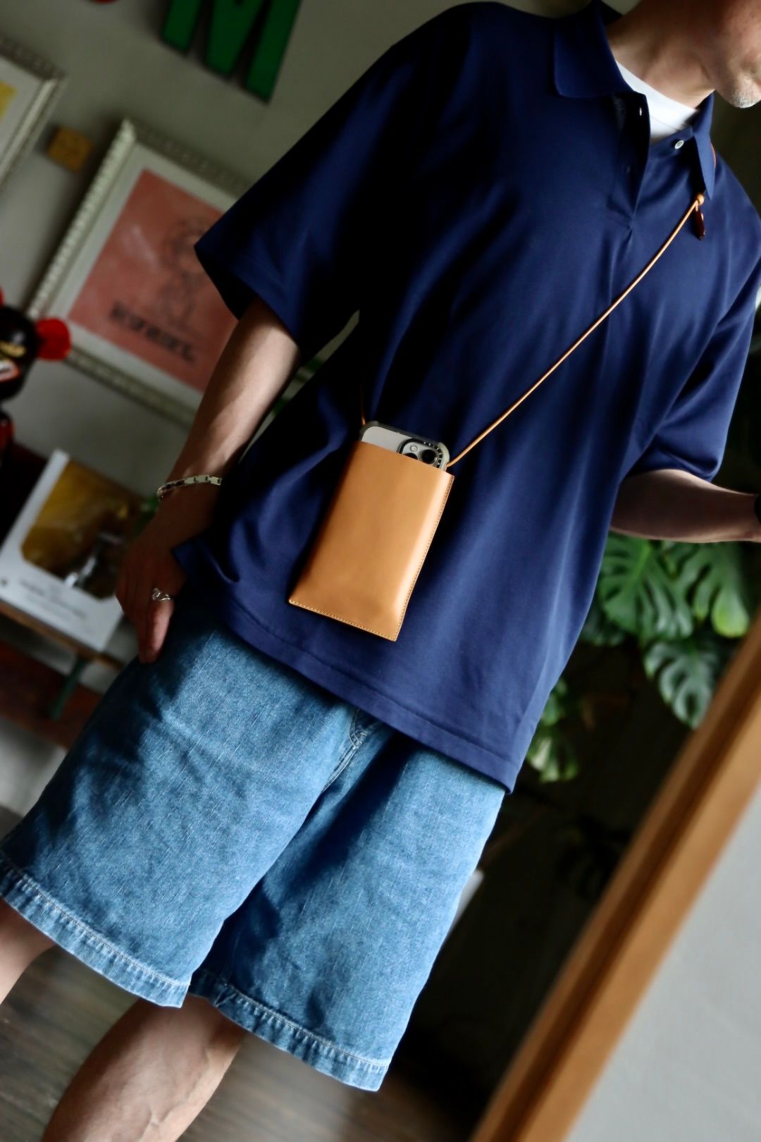 ETS.MATERIAUX マテリオ22SS Big POLO NAVYスタイル.2022.6.29